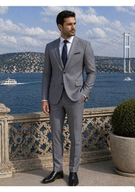 Resim Alexandergardı Erkek Takım Elbise Gri 