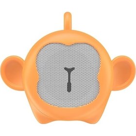 Resim Taşınabilir Bt Hoparlör: Şirin Tasarım, Ipx5 Su Geçirmez, Kamp/ev/ofis İçin Kristal Net Ses - Turuncu 