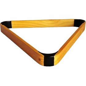 Resim Ahşap Bilardo Ball Raf Seti, Masif Ahşap Bilardo Üçgen Rafı, Vintage Masif Ahşap Bilardo 8-ball Üçgen Raf 