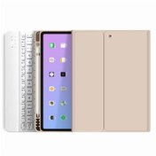 Resim MMPSHOP Ipad 9.Nesil 10.2 A2602-A2604-A2603-A2605 Bluetooth Özellikli Kalem Bölmeli Klavyeli Tablet Kılıfı 