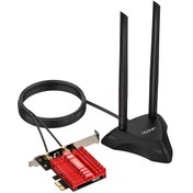 Resim Edup EP-9651GS WiFi PCI-E Adaptörü BT 5.2 Çift Bant Wifi Ağ Kartı 