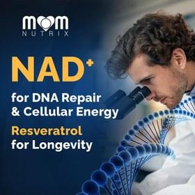 Resim Mom Nutrix Liposomal NAD Resveratrol 2000 mg 120 Caps 