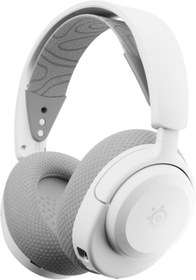 Resim SteelSeries Arctis Nova 3P Wireless Beyaz Gaming Kulaklık - Mobil Uygulama ile Kontrol - 40 Saat Pil 