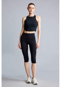 Resim Defacto Yüksek Bel Sporcu Tayt I1838ax26hsbk81 Siyah-bk81 