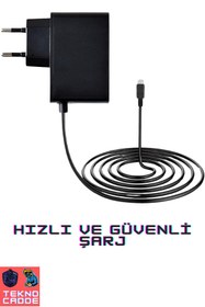 Resim beboncool Nintendo Switch/Switch Lite/Switch OLED/PRO Controller Uyumlu Şarj Cihazı TV Güç Adaptörü 