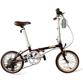 Resim 2025 Dahon Boardwalk D7 16 Katlanır Bisiklet Bordo 