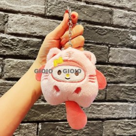 Resim Silver1 Karikatür Küçük Hediye Peluş Bebek Kolye Anahtarlık Çanta Kolye Aksesuarları (Yurt Dışından) 