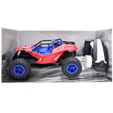 Resim Kumandalı GX3 Alloy / 2.4G 1:16 U/K Metal Şarjlı Mavi Kırmızı Araba 