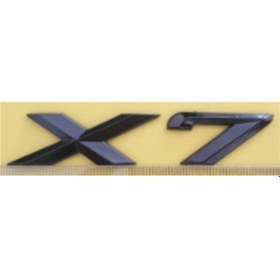 Resim X7 Siyah Küçük Bagaj Yazısı 3a 3d 3abs 