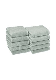 Resim 10 Lu El Yüz Otel Havlusu 50x85 Cm Renkli 16/1 Avs 200 Gr Gri 