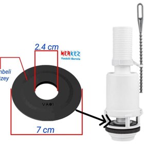 Resim Creavit Tek Basmalı Klozet Rezervuar İç Takım Contası 