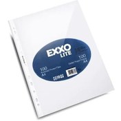 Resim Dosy (Exxo) Poşet Dosya Lite A4 Şeffaf DOS-TPJ102 100 lü 