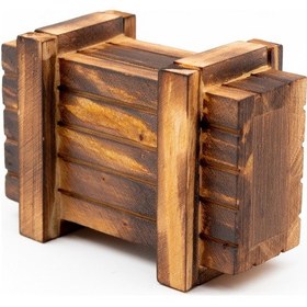 Resim Yaozixa 1/10 Rc Kralci Araçları İçin Ahşap Dekoratif Kutu Aksesuarı 104x65x45mm 