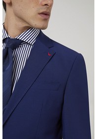 Resim D's Damat Ds Damat Slim Fit Saks Mavi Yünlü Travel Takim Elbise 4he05ob35577m Saks Mavi 