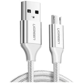 Resim Ugreen Premium Micro USB 1 M Silver Şarj ve Data Kablosu 
