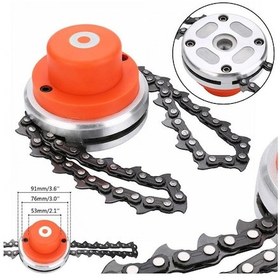 Resim Motorlu Tırpan Testere Zincirli Kendinden Pasolu Canavar Başlık 