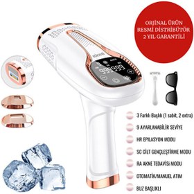 Resim Elixem Ipl Buz Lazer Epilasyon 999.999 Atım Otomatik/manuel Dokunmatik Ekran Ağrısız Vücut Yüz Cihazı 