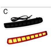 Resim 2020 2021 Toyota Corolla İçin Kırmızı Led 3-in-1 Araba Arka Tampon Reflektör C C 