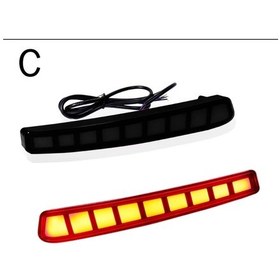 Resim 2020 2021 Toyota Corolla İçin Kırmızı Led 3-in-1 Araba Arka Tampon Reflektör C C 