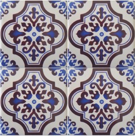 Resim KÜTAHYA ÇİNİ SANAYİ 10x10 Cm Çini Desenli Çini Seramik Karo 