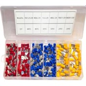 Resim Kutulu Izoleli Faston Tip Dişi Erkek Kablo Ucu Seti 200 Parça 