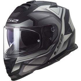 Resim Ls2 Storm 2 Faster Motosiklet Kaskı Mat Titanium 
