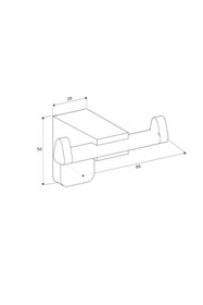 Resim FNDHOME Krom Lux Bornoz Askılık 