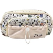 Resim Free Love Snoopy Ipli Kalem Çantası Öğrenci Kapasitesi Çok Katmanlı Kırtasiye Sevimli Karikatür (Yurt Dışından) 