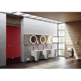 Resim Eca Myra Yüksek Tip Lavabo Bataryası Kırmızı 104308984 