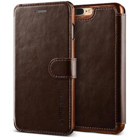 Resim VRS Design iPhone 8 Plus \u002F 7 Plus Layered Dandy Kılıf Dark Brown 