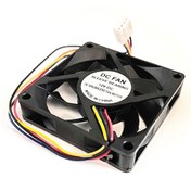 Resim 7Cm 4 Pin Fan 70X70X15 Fan 7 Cm 12 Volt Amd İşlemci Fanı 