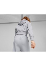 Resim Puma Classics+ Relaxed Hoodie Kadın Günlük Sweatshirts 62427363 Gri 62427363 Gri 