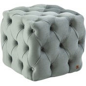 Resim EMBA LUXURY 40x40 Renkli Kare Küp Puf Makyaj Önü 