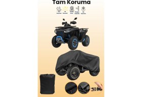 Resim Dokaca Siyah Segway Snarler AT6S E Atv Brandası, Atv Koruyucu Örtüsü 