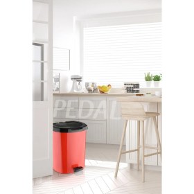 Resim Dust Pedallı Çöp Kovası 30 Litre, Banyo, Mutfak, Ofis Çöp Kutusu 