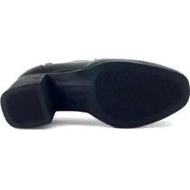 Resim Venüs 2512701 Hakiki Deri Klasik Kadın Ayakkabı-Siyah Rugan 