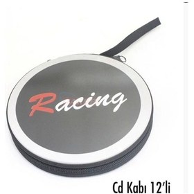 Resim Oto Cd Kabı Siyah 12 Li Metal 