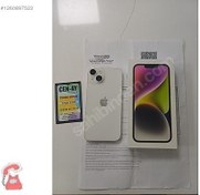 Resim Apple iPhone 14 İkinci El TR | 128 GB | Beyaz İkinci El CENAY TELEKOM İPHONE 14 128GB HATASIZ GARANTİLİ BEYAZ RENK