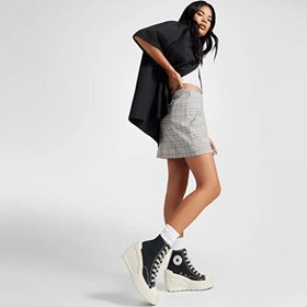 Resim Converse Chuck 70 De Luxe Wedge Hi Kadın Günlük Ayakkabı A06478C Siyah 