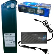 Resim Rks Elektrikli Bisiklet Bataryası 36V 15AH ve 36V 2A Lityum Li-Ion Akıllı Elektrikli Bisiklet Şarj Aleti Seti 