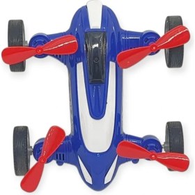 Resim Sürtmeli Drone Araba Hareketli Pervane - Mavi (Lisinya) 