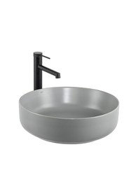 Resim Lena E-W1201MG Tezgah Üstü Lavabo Gri - Mat Antrasit 