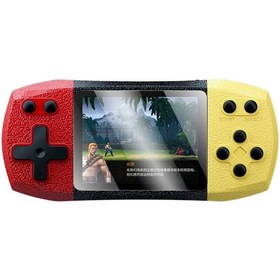 Resim F1 3 Inch Horizontal Screen 620 In 1 Large Screen Pocket Console, Style: Single Player Red Yellow 