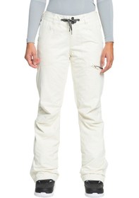 Resim Roxy Nadıa Pt Kadın Snowboard Pantolonu Beyaz Beyaz 
