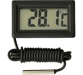 Resim Teknomecs Siyah Termometre -50 +70 C 