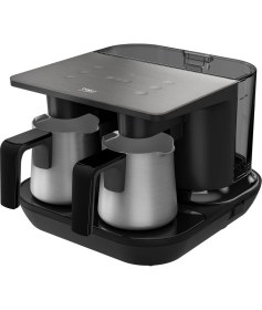 Resim Beko Arçelik Yeni Keyf Serisi Kompakt Kahve Makinesi Beyaz Tkm 8961 A 