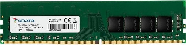 Resim 16GB DDR4 3200MHZ CL16 PC RAM PREMIER AD4U320016G22-SGN Adata