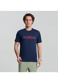 Resim Columbia Csc M Branded Peaks Ss Tee Erkek Kısa Kollu Tişört Cs0414 Lacivert 