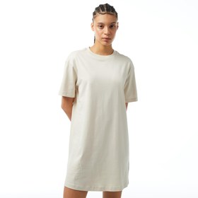 Resim Nike Sportswear Chill Knit Oversized Kadın Krem Elbise 