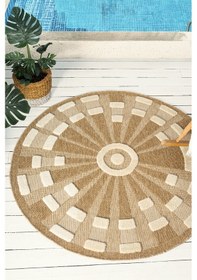 Resim Marakeş Daire Beyaz Halı Salon Oturma Odası Çocuk Odası Yatak Odası Halısı 677d Beyaz 